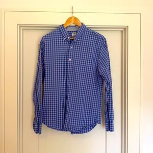 Men’s bonobos large purple blue checker
